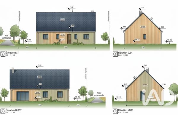 Terrain à vendre 1 100 m² Crouzilles