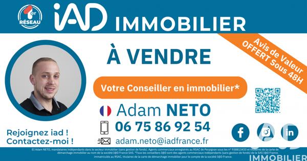 Maison à vendre 3 pièces 43 m² Saint-Laurent-de-la-Salanque