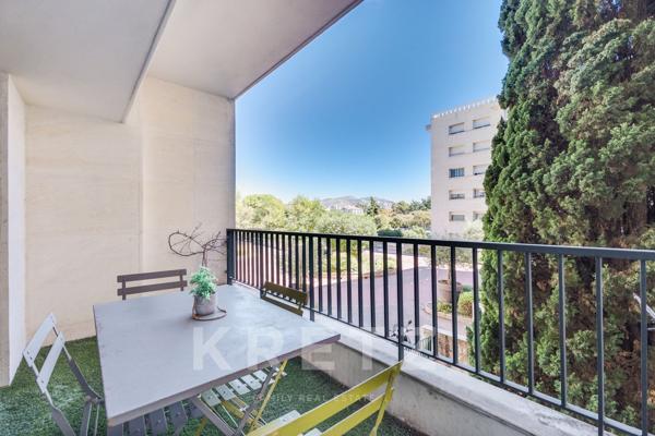 MARSEILLE 8ᵉ – LE PRADO – T3 AVEC TERRASSE SUD DANS RÉSIDENCE SÉCURISÉE