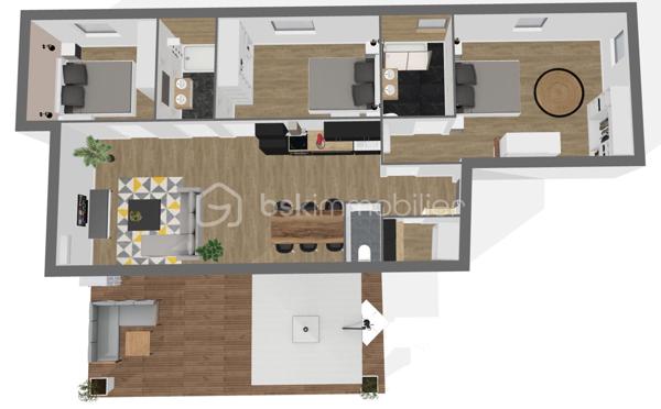 Appartement de 96 m²