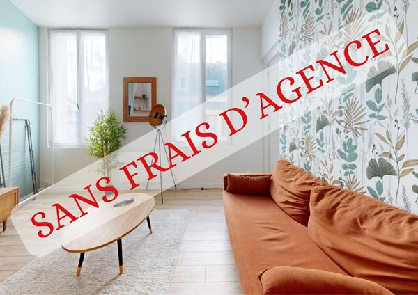 À louer - T2 entièrement meublé proche de la gare - Sans frais d'agence