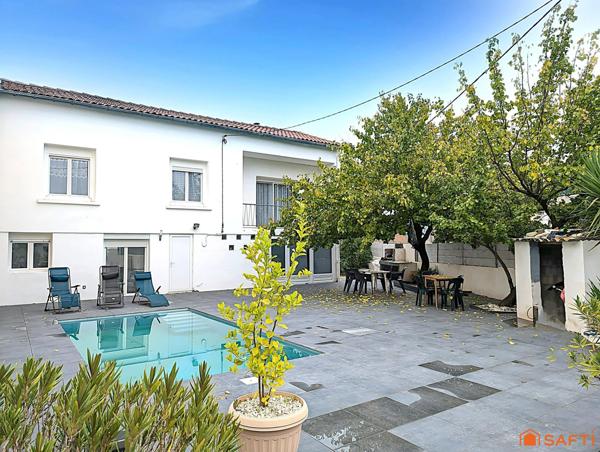 maison de 143 m² avec piscine et appartement indépendant