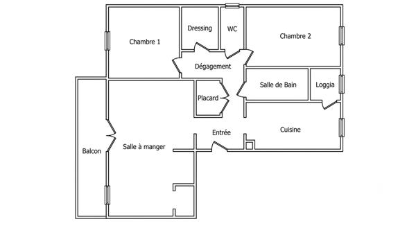 Appartement à vendre 4 pièces 71,6 m² Bourg-lès-Valence