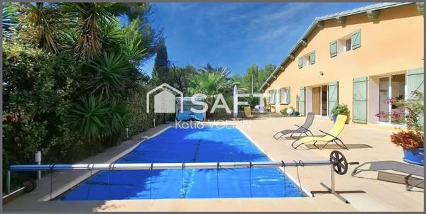 Aubagne 165m2 sur terrain plat de 1380m2 avec piscine