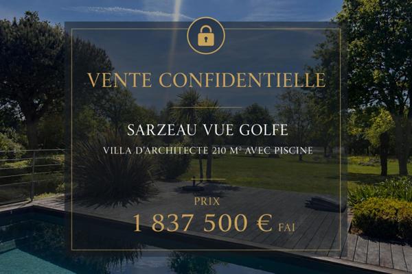 Villa d'architecte Sarzeau vue Golfe 210 m2