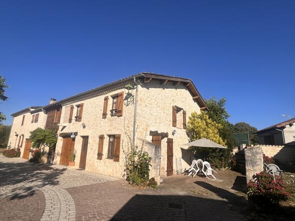 Labrihe (32120) Maison de Village en Pierre – 75 m² – 2 Chambres – Jardin & Garage