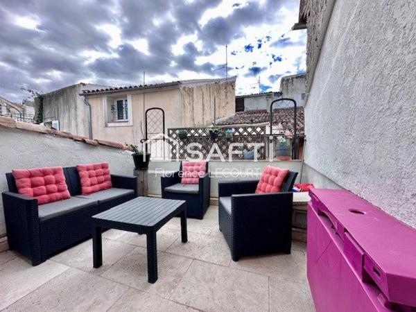 Belle maison 3 pièces avec cave et terrasse