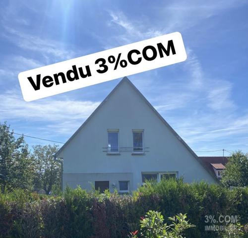 3%COM Jolie maison de 2003 avec 3 chambres - jardin 5,70 ares Durningen (67270)