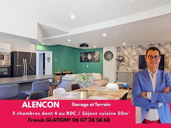 Maison Alencon 4 chambres de plain-pied