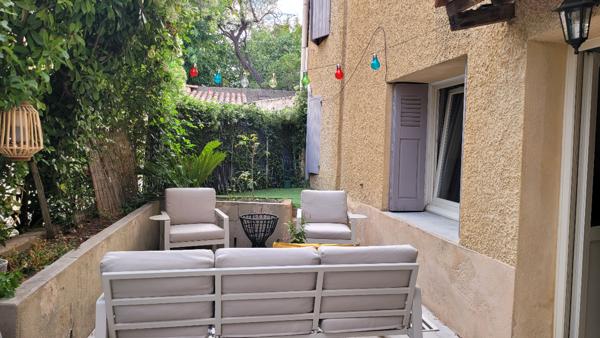 EXCLUSIVITE A SAINT SATURNIN LES AVIGNON - ENSEMBLE IMMOBILIER COMPOSE DE 2 APPARTEMENTS LOUES ET UN TERRAIN DE 650 M² 