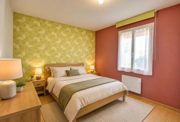 Marsilly – Maison à vendre de plain-pied au calme avec beau jardin arboré, 4 chambres, sur parcelle de 700m²