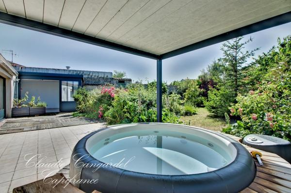 Marsilly – Maison à vendre de plain-pied au calme avec beau jardin arboré, 4 chambres, sur parcelle de 700m²