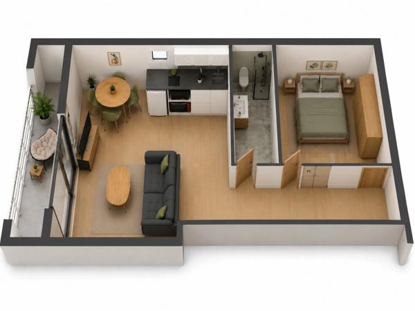 🏡 Appartement T2 avec balcon, parking et local vélo – Aytré proche La Rochelle