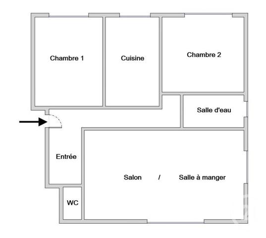 Appartement F3 à vendre  3 pièces - 68,20 m2 CAGNES SUR MER - 06
