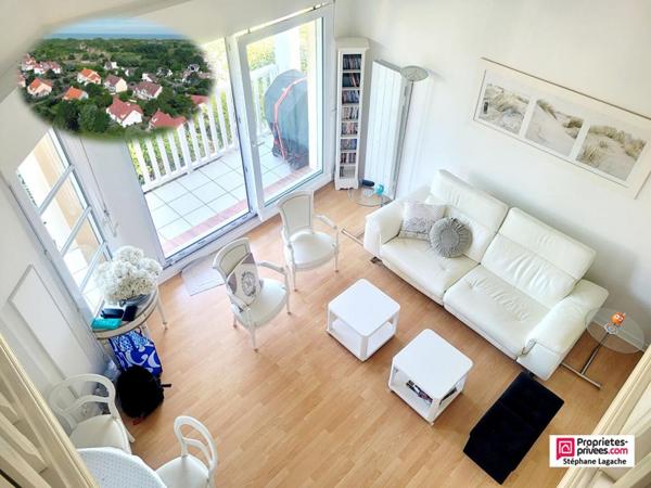 Triplex traversant Le Touquet Paris Plage 3 pièce(s) 73 m2 avec 2 terrasses