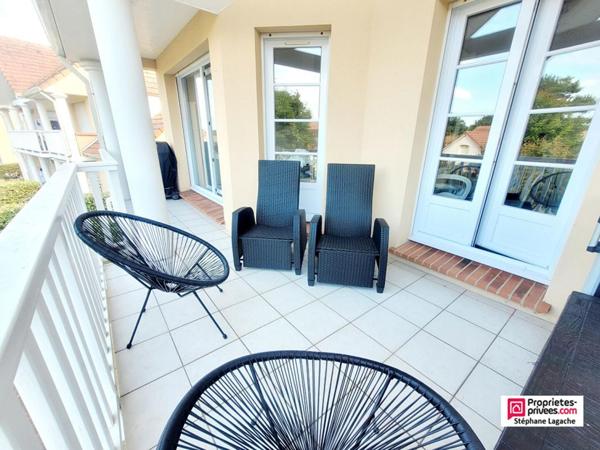 Triplex traversant Le Touquet Paris Plage 3 pièce(s) 73 m2 avec 2 terrasses