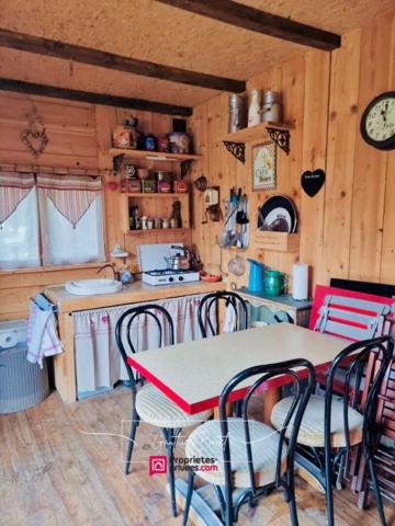 Terrain de loisirs 200m2 avec cabane aménagée