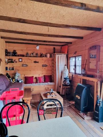 Terrain de loisirs 200m2 avec cabane aménagée