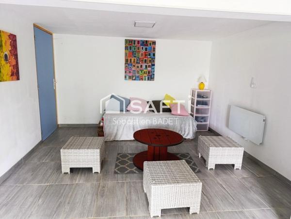 Maison  de 147m2 avec piscine et étang