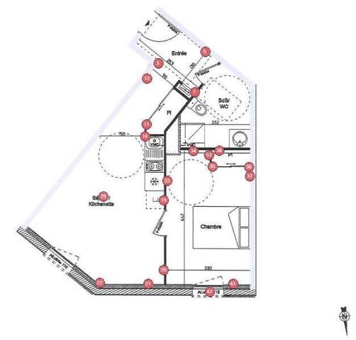 Appartement 2 pièces - 44300 Nantes