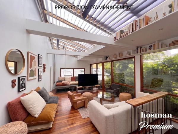 Maison d'architecte unique - 7 pièces 160 m² - Jardin & Terrasse végétalisés - Buttes Chaumont, 75019