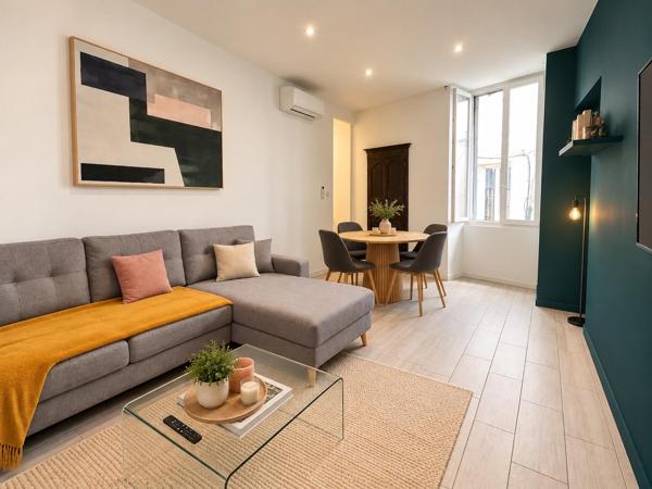VIEUX-BASTIA – APPARTEMENT T3/T4 EN DUPLEX DE 70 m² ENTIÈREMENT RÉNOVÉ