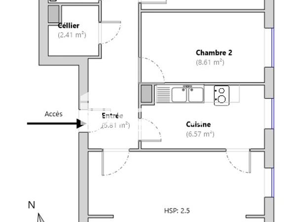 Location Appartement 3 pièces 64.04 m² - 25 RUE DOUDIN Lille 59000