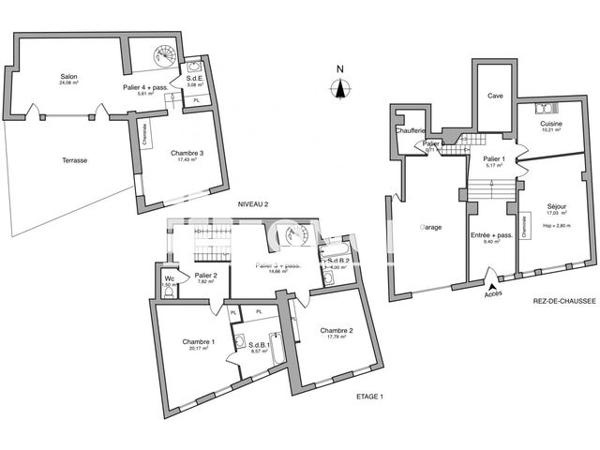 Location Maison 5 pièces 167.2 m² - 53 MONTEE DU FORT Villeneuve Les Avignon 30400