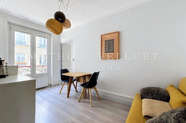JULES JOFFRIN / RUE DU POTEAU – 2 PIÈCES 25,26 M² – 2e ÉTAGE – EXPOSITION OUEST