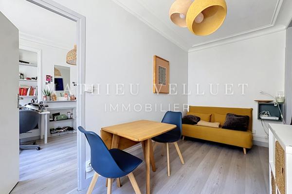 JULES JOFFRIN / RUE DU POTEAU – 2 PIÈCES 25,26 M² – 2e ÉTAGE – EXPOSITION OUEST