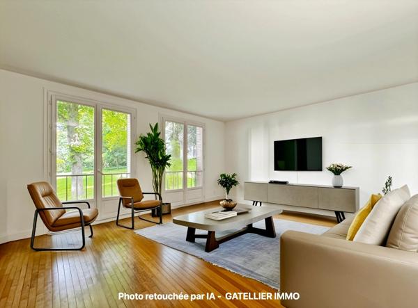 96 m² – 3 chambres + possibilité 4 – Parc arboré – Gare à pied