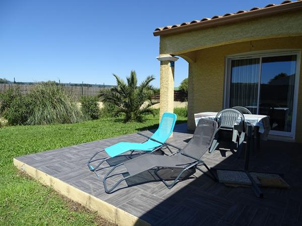 MAISON PLAIN PIED 3 CHAMBRES GARAGE ET JARDIN A LEUC