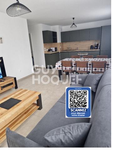 T3 Meublé état neuf 71.7 m2 + balcon + parking