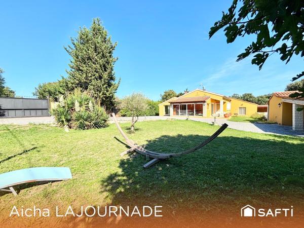 VILLA 190m2, 1400m2 terrain, 5 Chambres, Piscine!