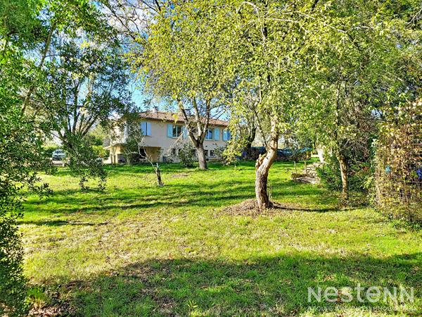 A Vendre Maison de 102 m² sur sous-sol avec garage et jardin clôturé aux portes de Condom