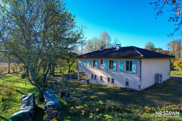 A Vendre Maison de 102 m² sur sous-sol avec garage et jardin clôturé aux portes de Condom