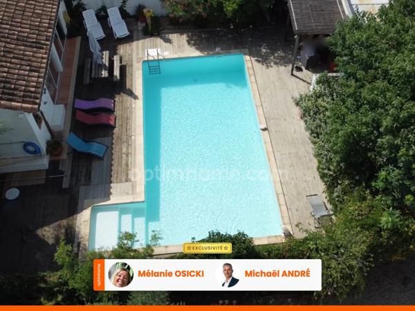 MAISON INDIVIDUELLE AVEC PISCINE ET APPARTEMENT INDÉPENDANT