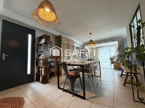 Pavillon de 2017 de plain-pied, 3 chambres.