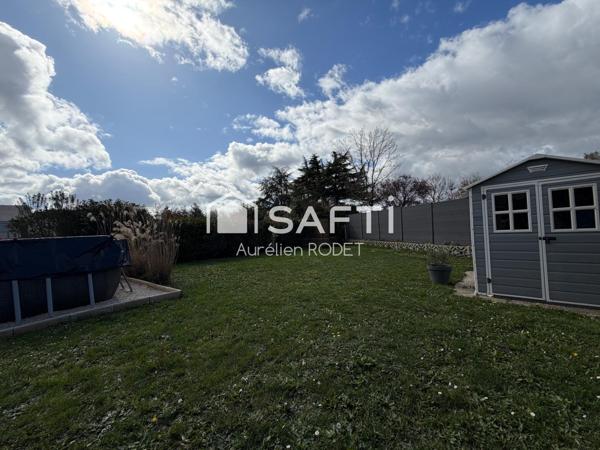 Pavillon de 2017 de plain-pied, 3 chambres.