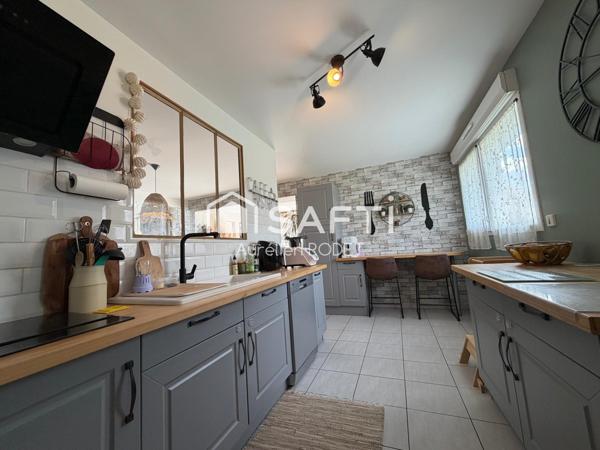 Pavillon de 2017 de plain-pied, 3 chambres.