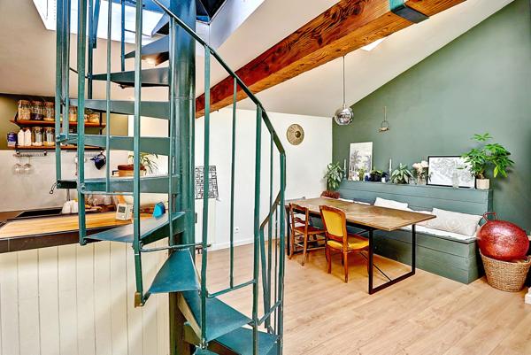 Fontaines-sur-Saône (69270) F3 de charme 78,57m2 plein centre-ville Terrasse