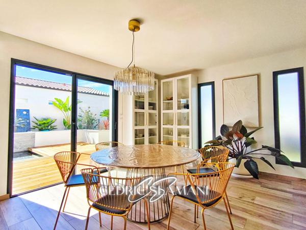 MAISON 124 M2, 3 CHAMBRES, SALON, CUISINE, GARAGE, JARDIN, TERRASSE, 2 WC, SDB, SALLE D EAU