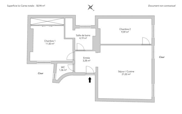 Appartement Paris 16e - POMPE / MARIE 16e