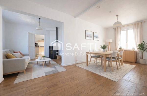 Proche Fismes Maison 136m2 confort de plain-pied 4 chambres 2000m2 de jardin