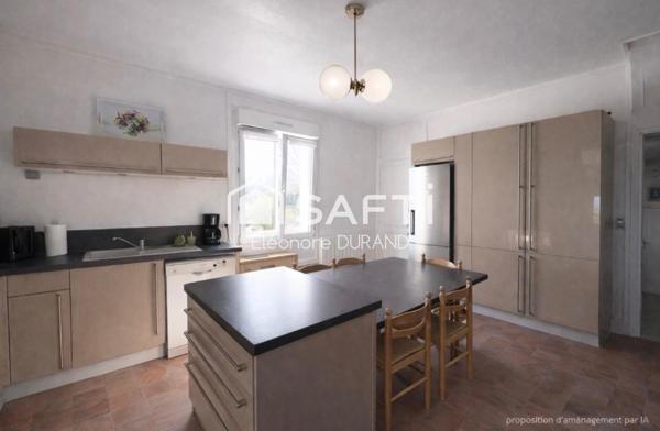 Proche Fismes Maison 136m2 confort de plain-pied 4 chambres 2000m2 de jardin