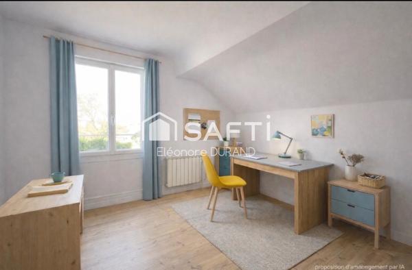 Proche Fismes Maison 136m2 confort de plain-pied 4 chambres 2000m2 de jardin