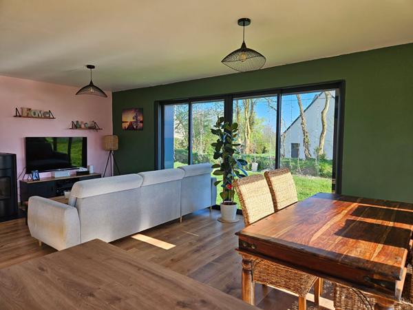 Maison ossature bois 110 m² ? Lumineuse, moderne et grand terrain de 900 m² Ploudiry Ploudiry