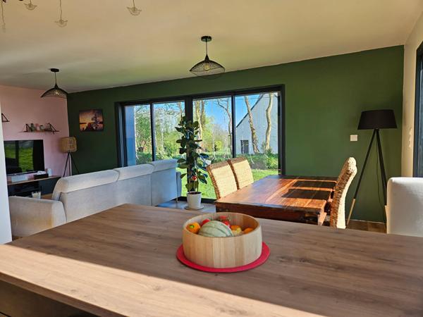 Maison ossature bois 110 m² ? Lumineuse, moderne et grand terrain de 900 m² Ploudiry Ploudiry