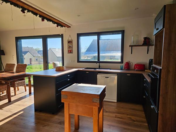 Maison ossature bois 110 m² ? Lumineuse, moderne et grand terrain de 900 m² Ploudiry Ploudiry