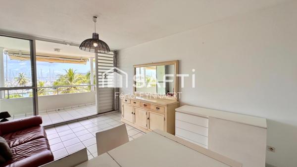 Joli T3 avec superbe vue sur la Marina du Marin